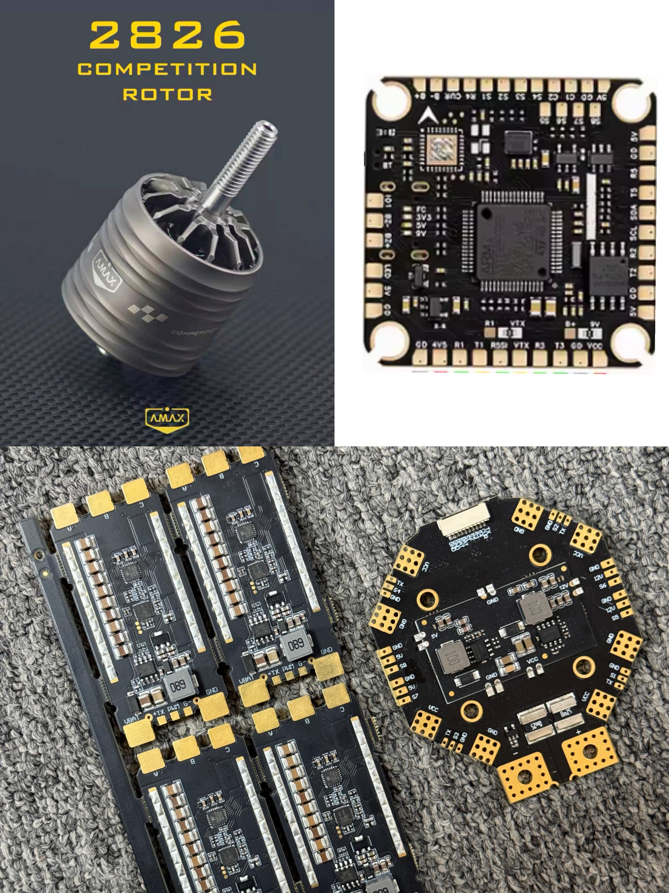Drone Motor - 2826 800KV Brushless Motor 4PCS+12S F722
