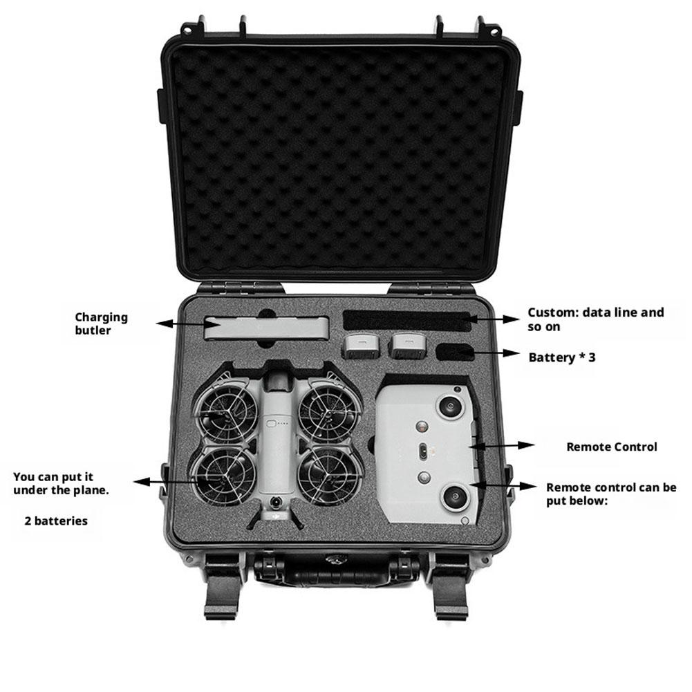Waterproof Hard Case with Shou - Drone Battery Strap avis et prix