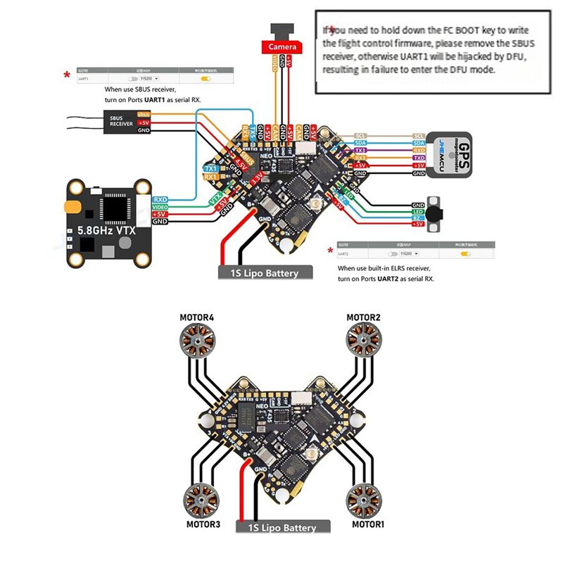 FBIL-F435 NEO 1S AIO Flight Co - Drone Flight Controller avis et prix