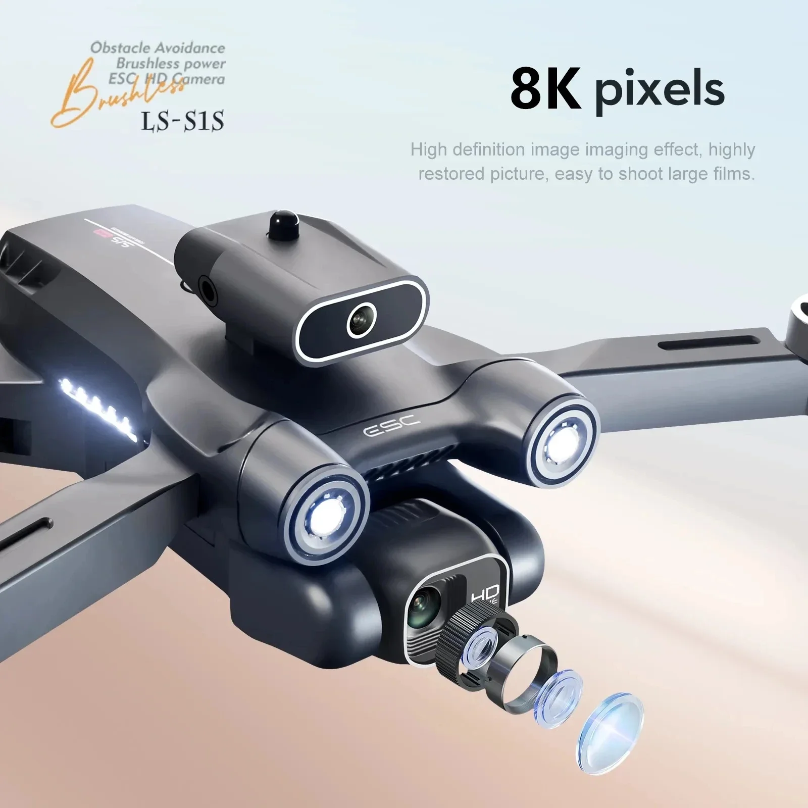 New S1S 5G GPS Drone Camera 8K - Drone Gps Module avis et prix
