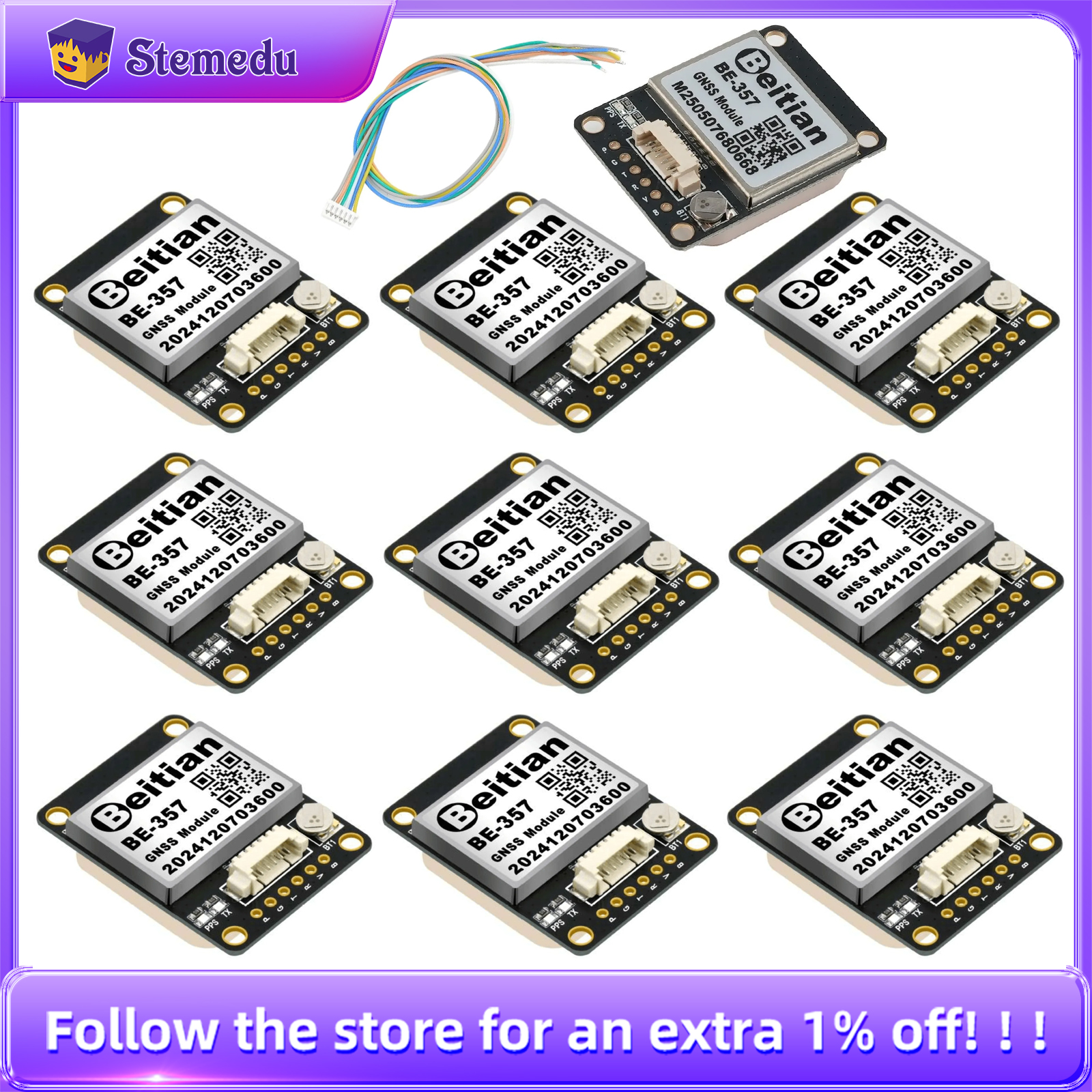 10PCS/LOT Beitian BE-357 BE357 - Drone Gps Module avis et prix