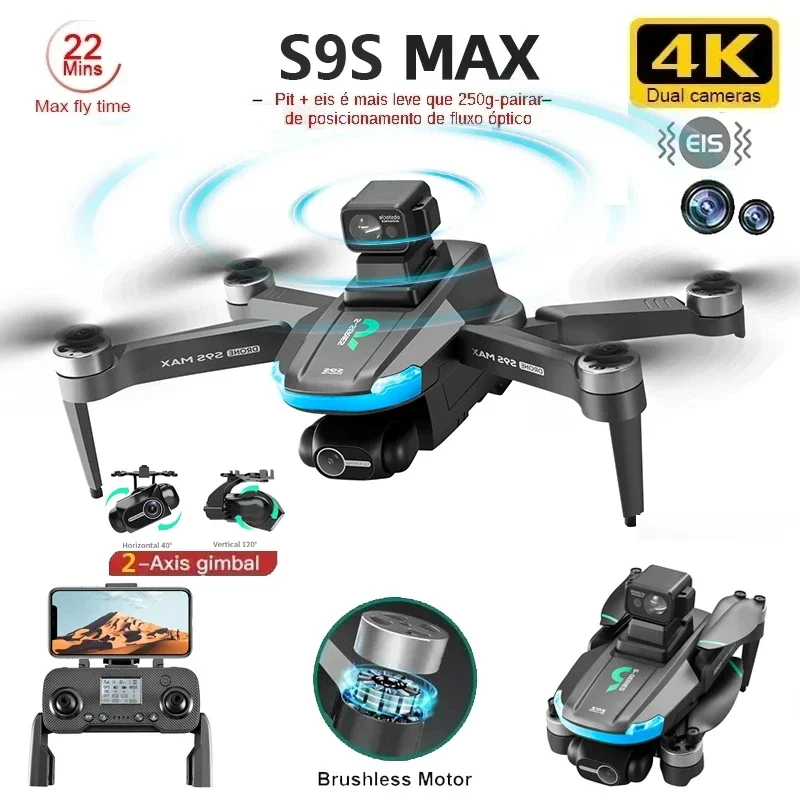 NEW S9S MAX MINI Drone 4K 2-Ax - Drone Gps Module avis et prix