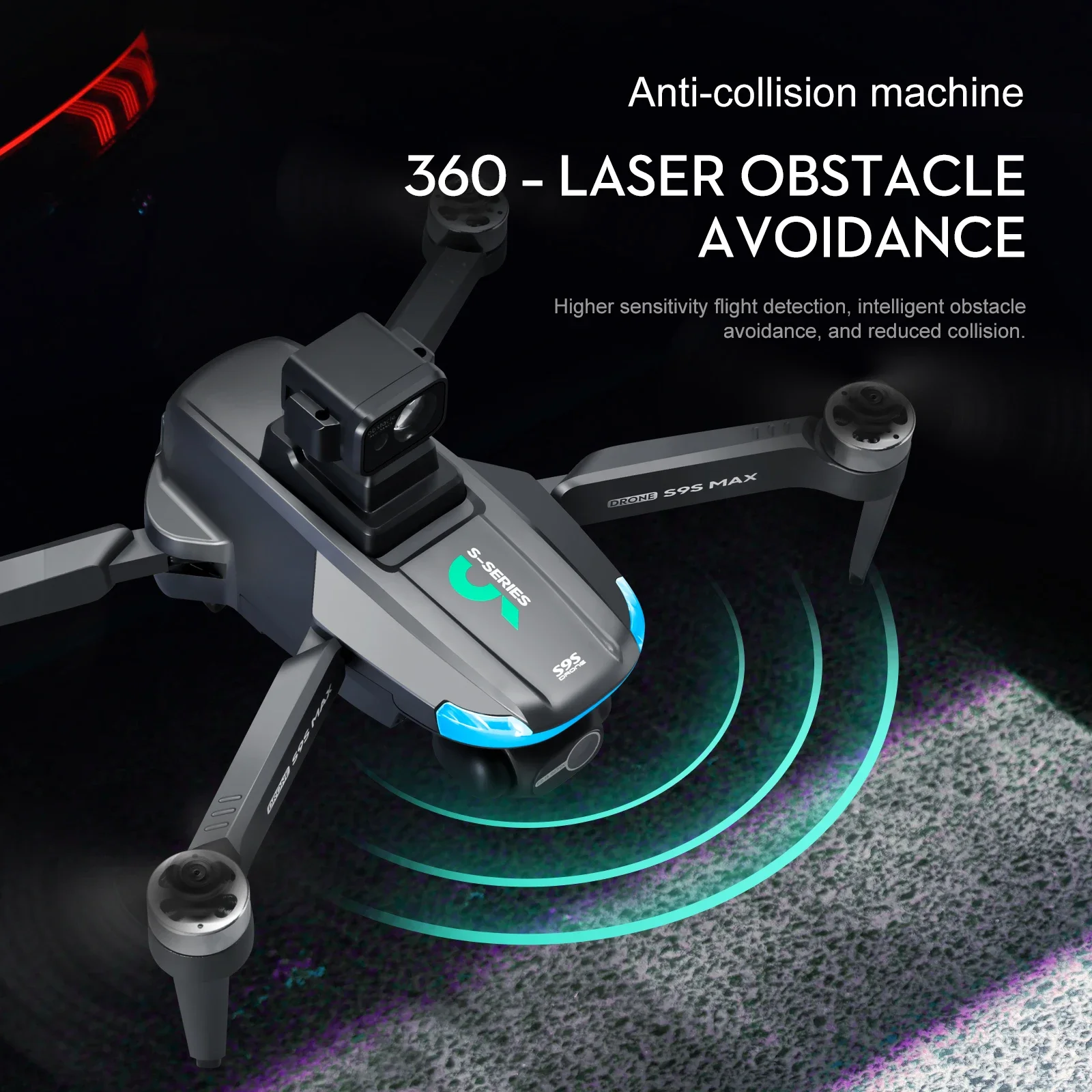 NEW S9S MAX MINI Drone 4K 2-Ax - Drone Gps Module avis et prix