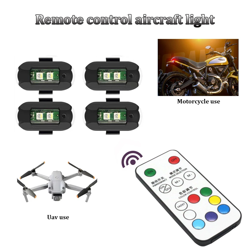 1Pcs Remote LED RGB Anti-colli - Drone Led Light avis et prix