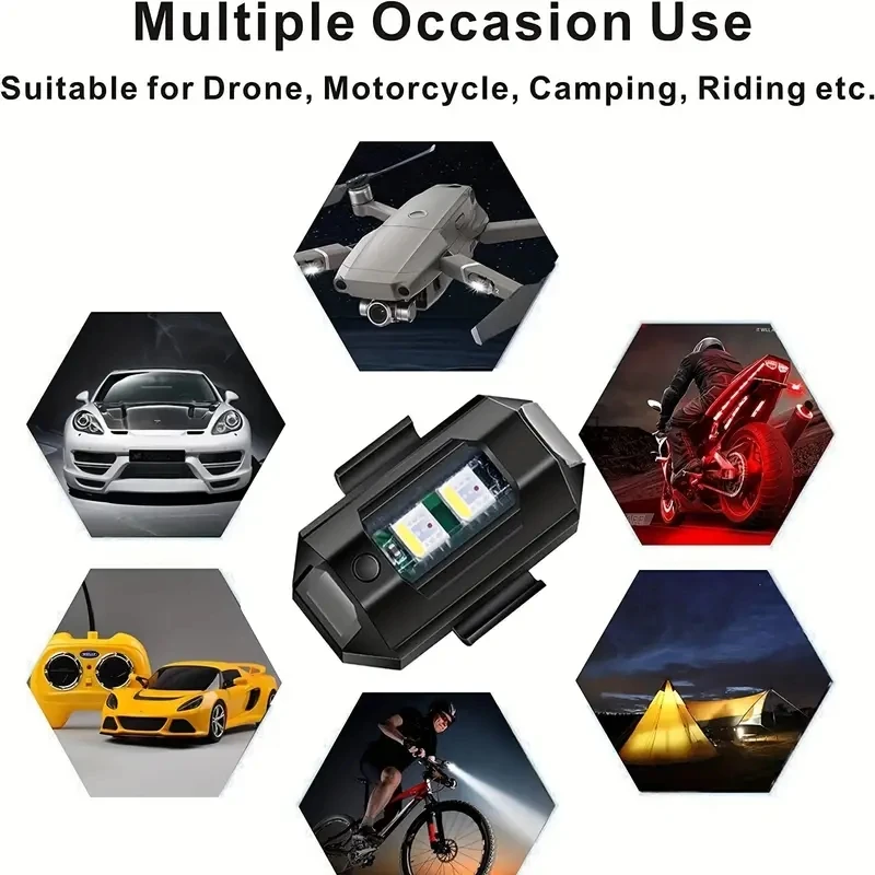 1Pcs Remote LED RGB Anti-colli - Drone Led Light avis et prix