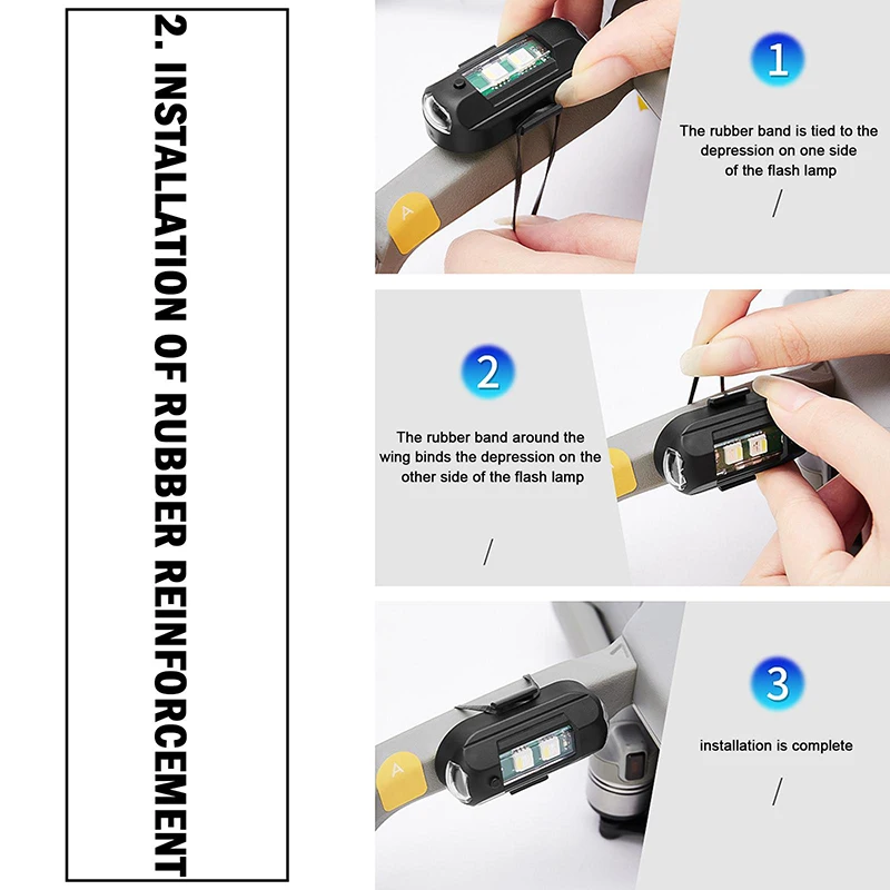 1Pcs Remote LED RGB Anti-colli - Drone Led Light avis et prix