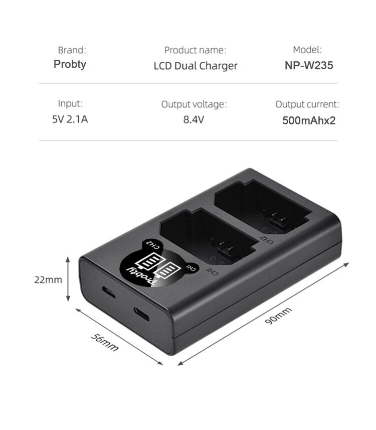 2200mAh NP-W235 NP W235 Batter - Drone Battery avis et prix