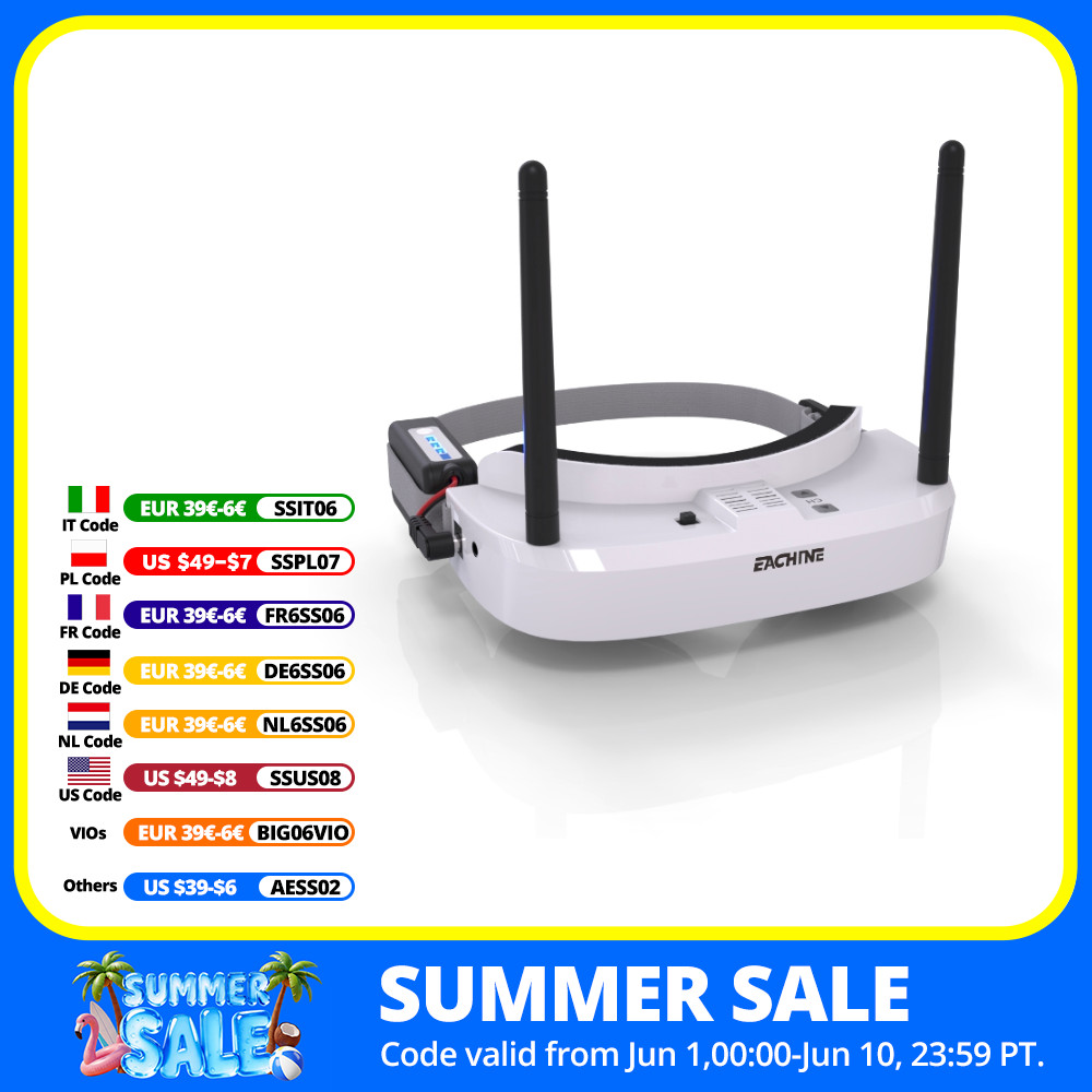 Eachine EV100 720*540 5.8G 72C - Drone Antenna avis et prix