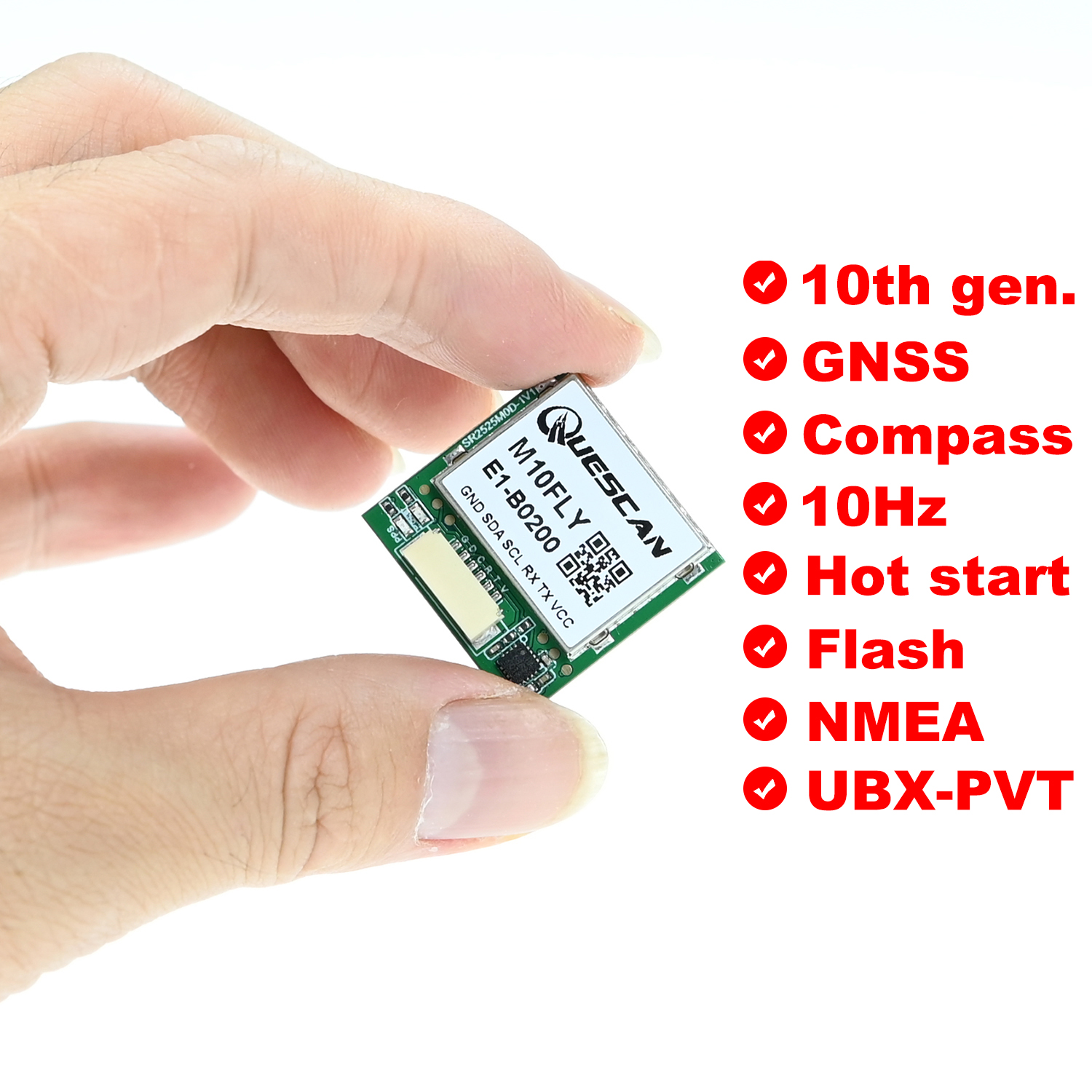 Quescan 25mm*25mm M10FLY 10Hz  - Drone Compass avis et prix