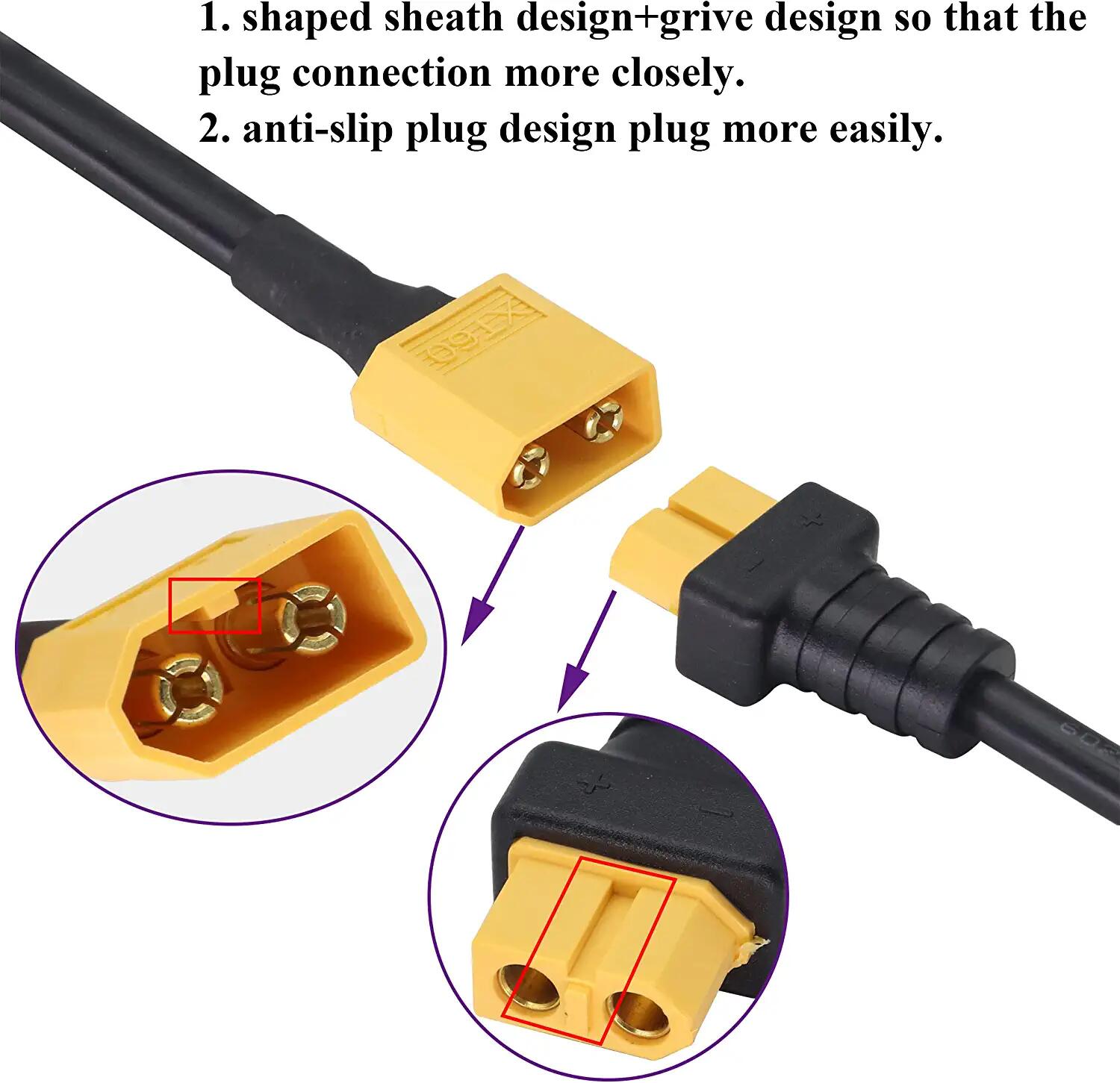 XT60 Adapter Cable XT60 Male t - Drone Compass avis et prix