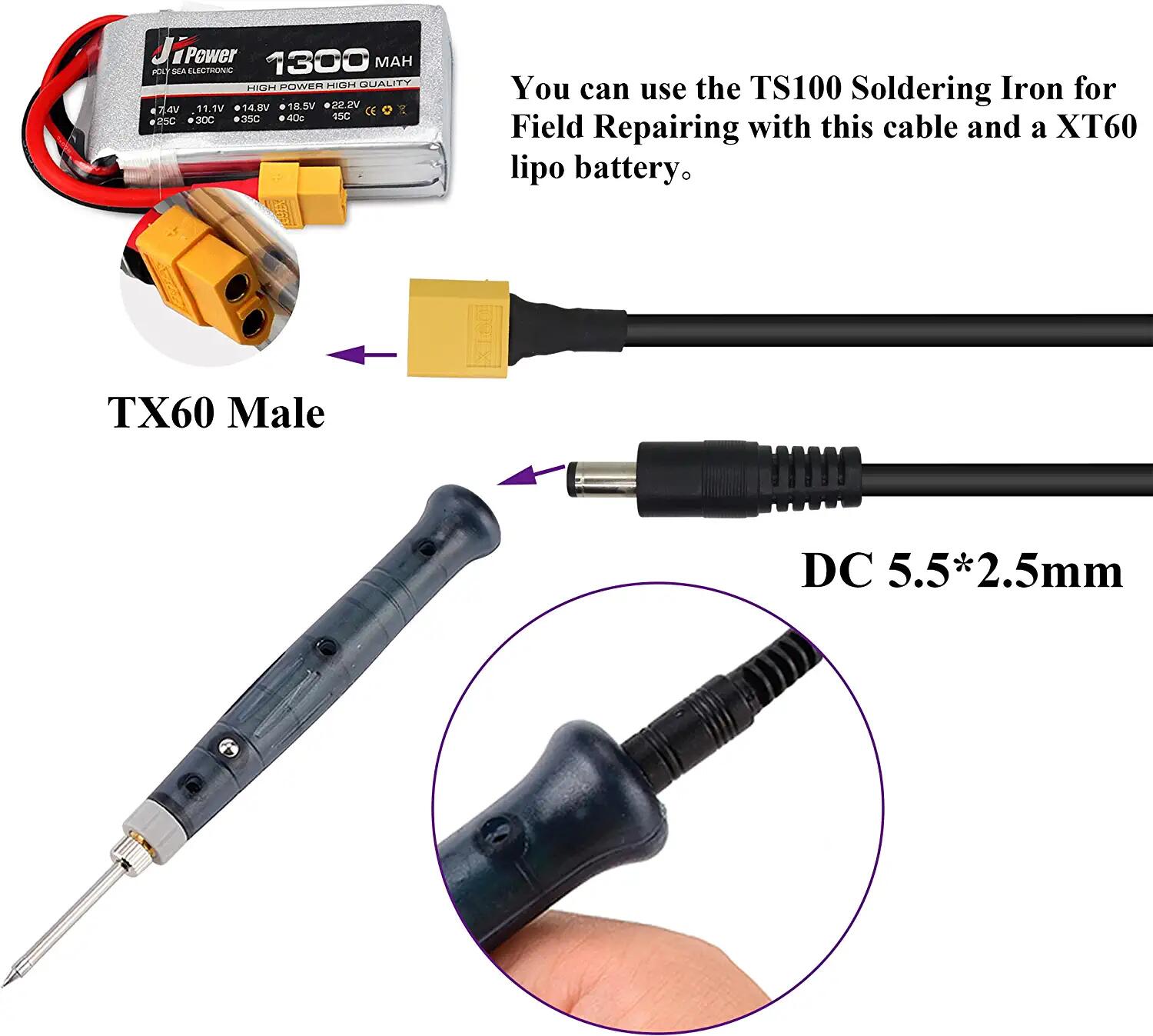 XT60 Adapter Cable XT60 Male t - Drone Compass avis et prix