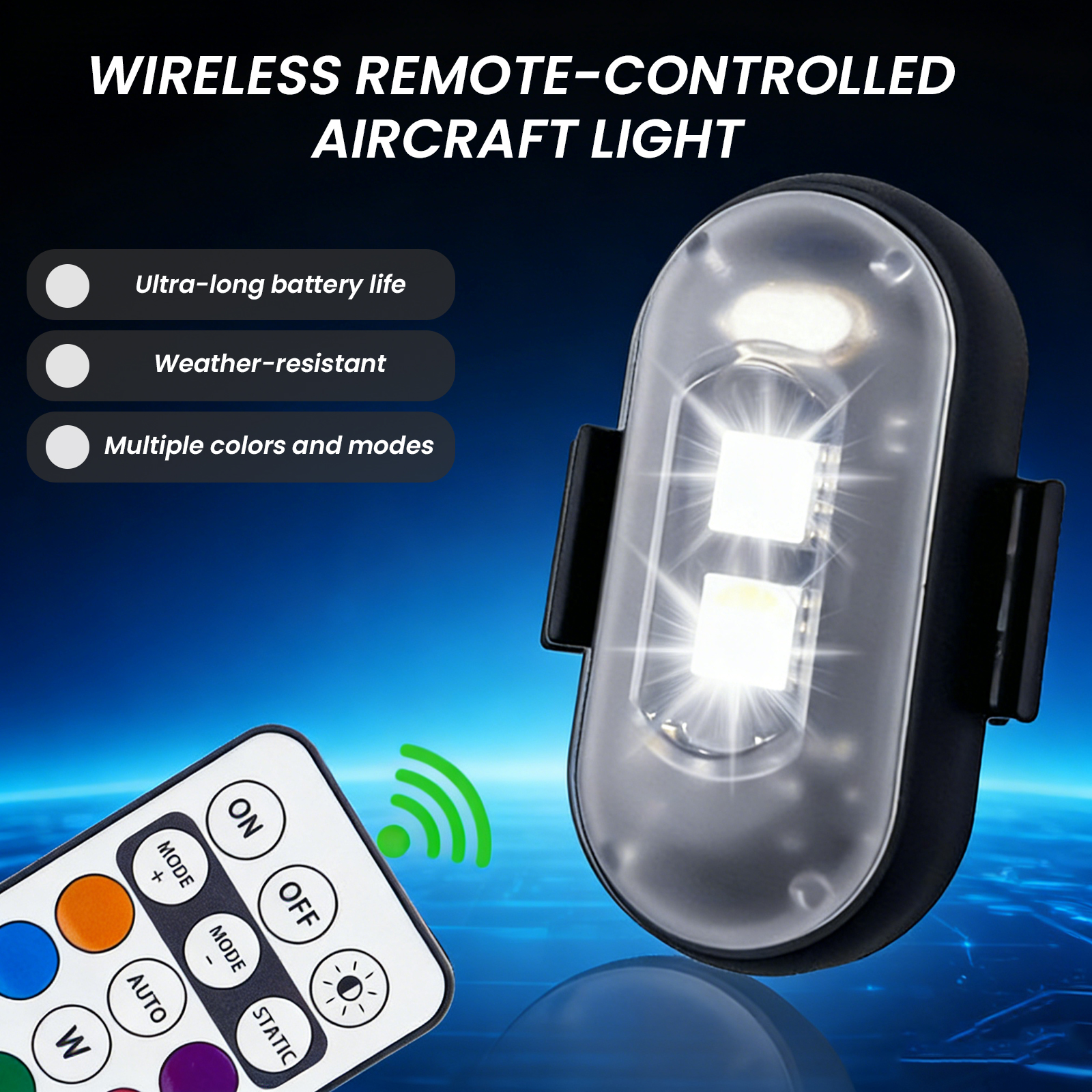 2/4/6PCS Wireless LED Strobe L - Drone Led Light avis et prix