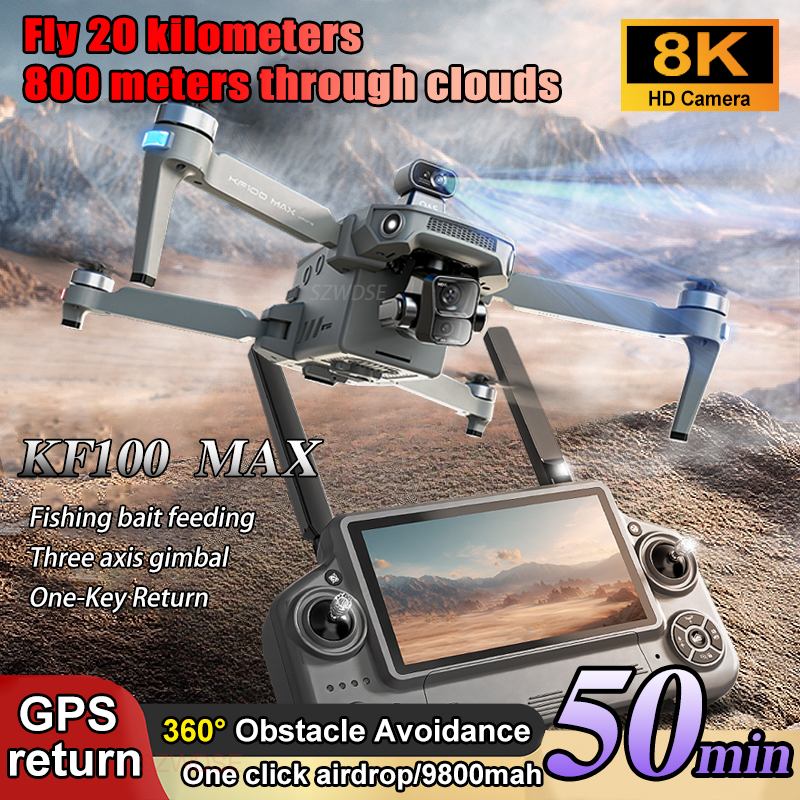 SJRC KF100 MAX 8K UHD Photo HD - Drone Charger avis et prix