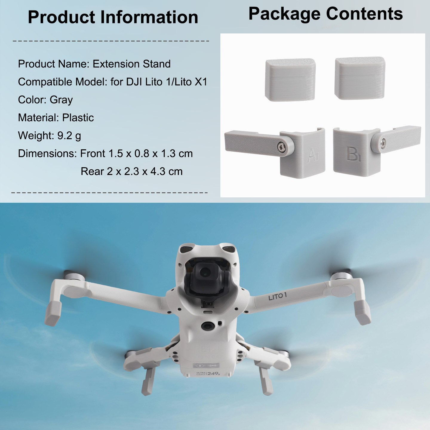 Landing Gear Extender for DJI  - Drone Landing Gear avis et prix