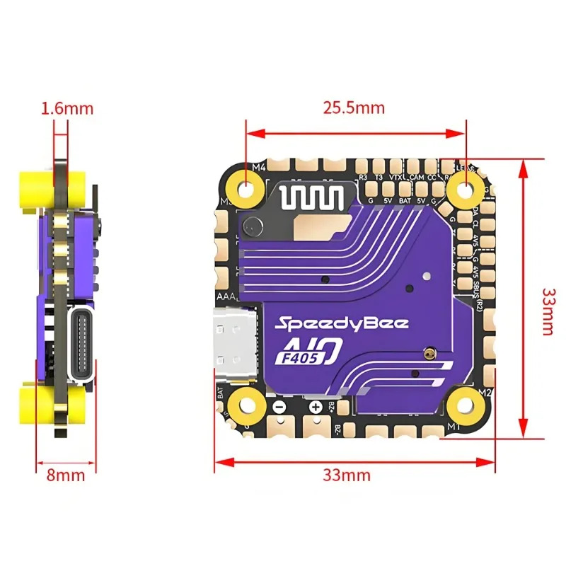 SpeedyBee F405 AIO Flight Cont - Drone Flight Controller avis et prix