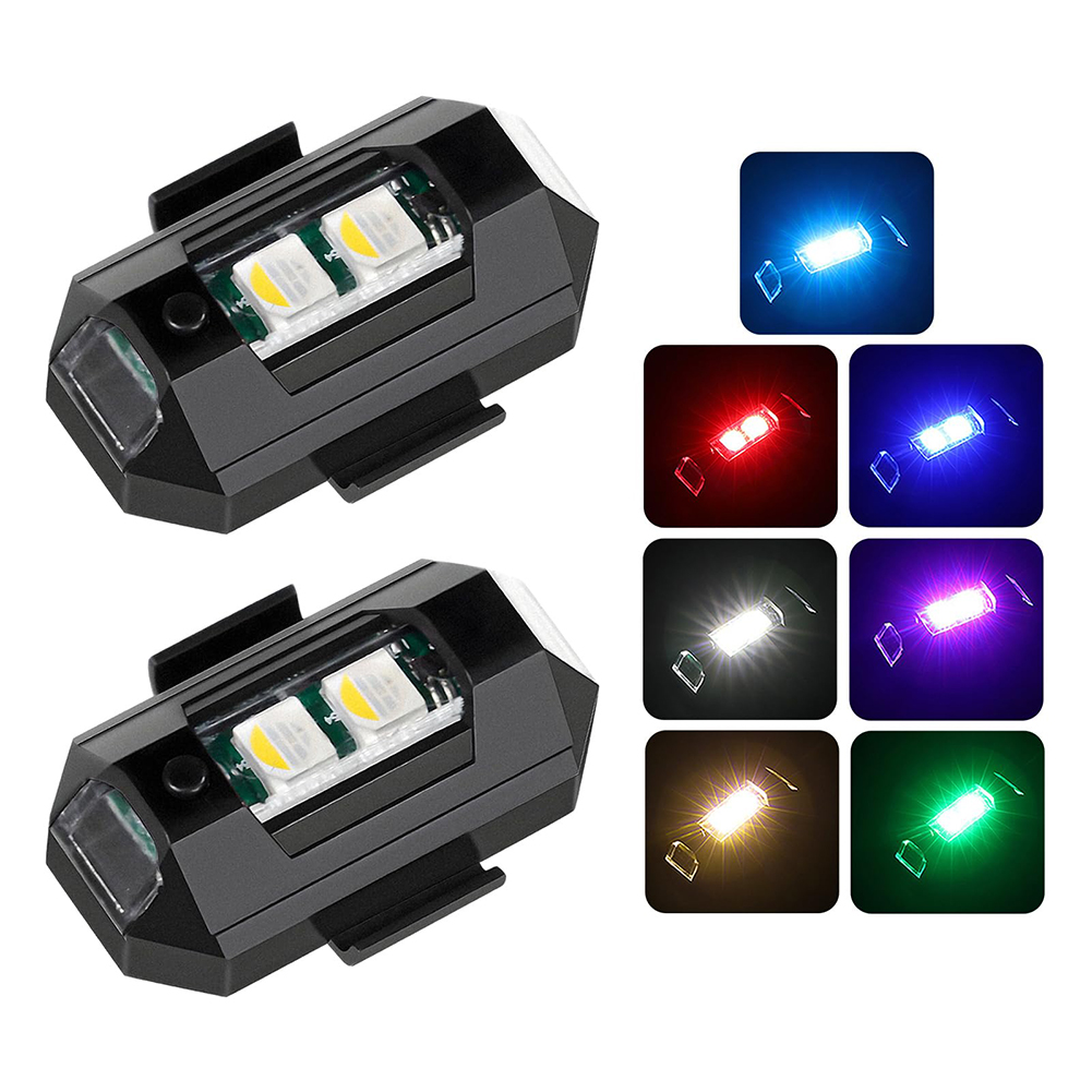 2PCS Mini LED Strobe Lights De - Drone Led Light avis et prix