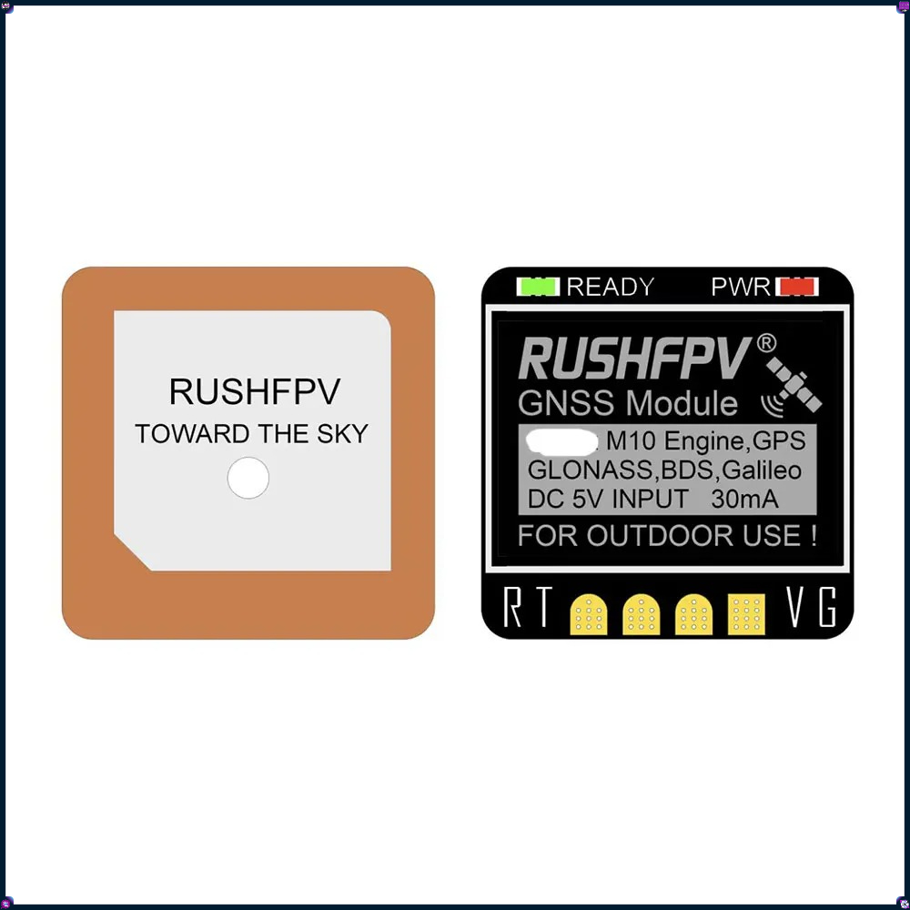 1-4Pcs RUSHFPV MINI M10 GPS Mo - Drone Antenna avis et prix