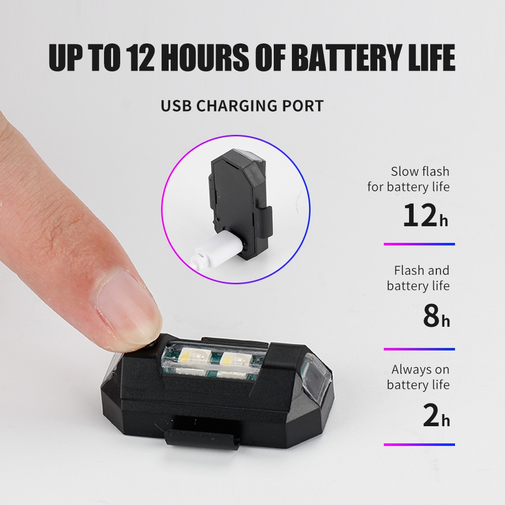 1PC 7 Color Mini USB Charging  - Drone Led Light avis et prix