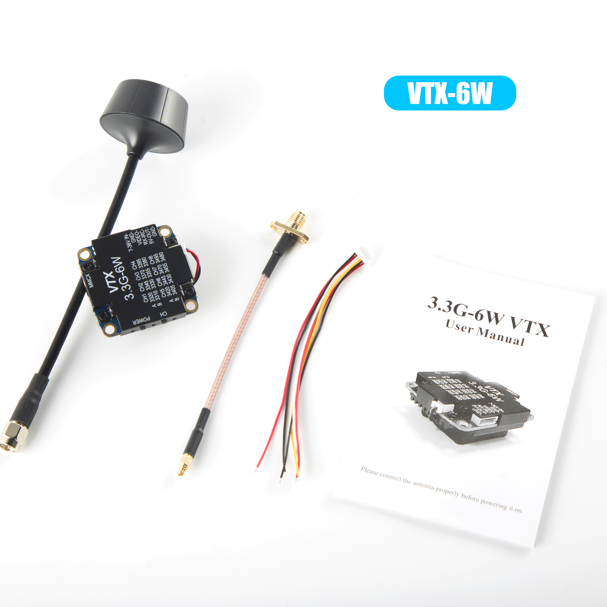 FPV Video Transmitter 3.3G 6W  - Drone Transmitter avis et prix