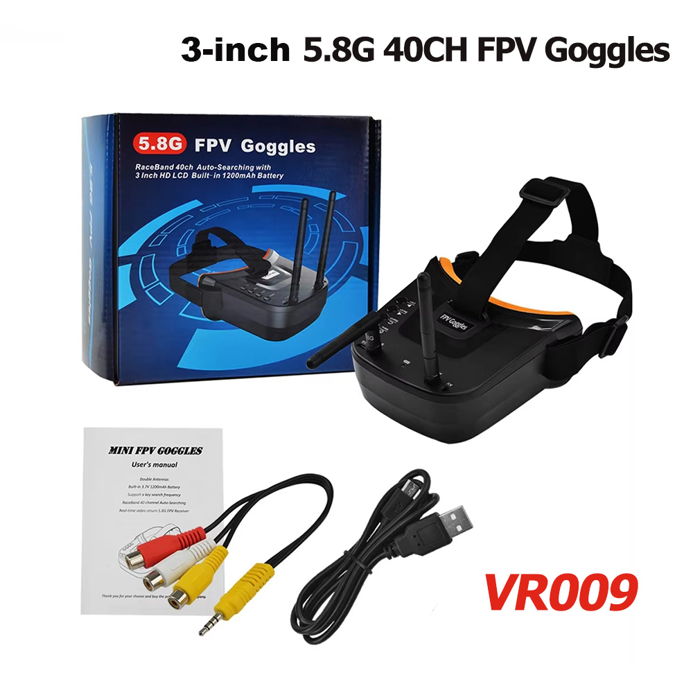 VR009 FPV Video Goggles 3Inch  - Drone Antenna avis et prix
